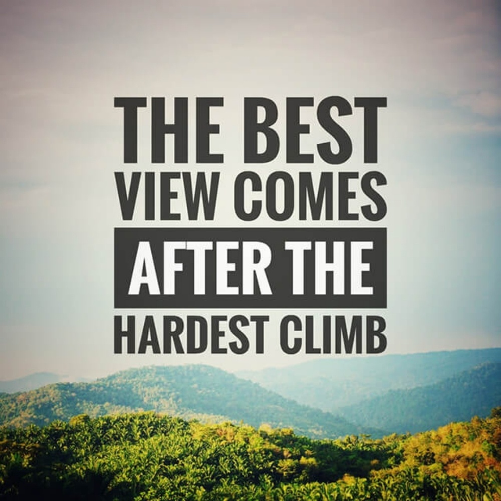 Don't give up.